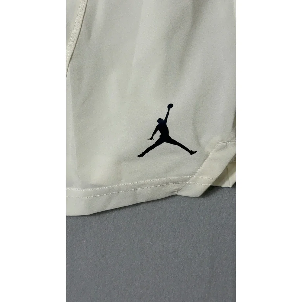 Jordan Dri-FIT Training Shorts Sail White Black DQ7902-135 Mens XL